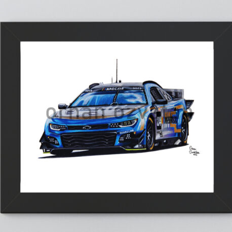 chevy camaro nascar poster 1