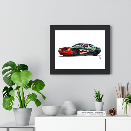 dodge challenger shark print1